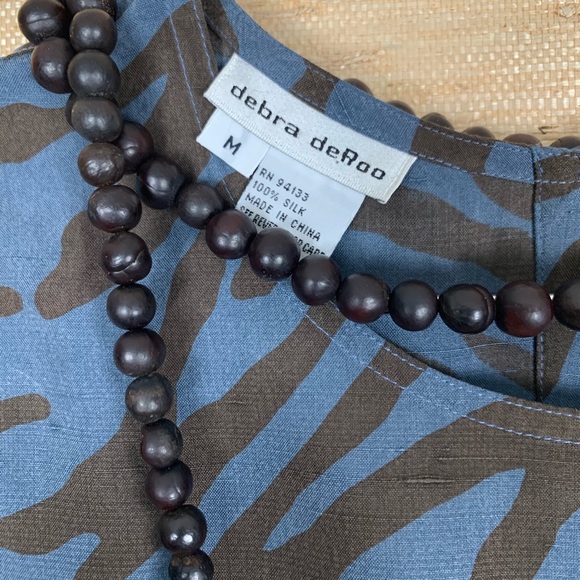 debra deRoo Silk Animal Print Maxi Dress - Picture 5 of 8